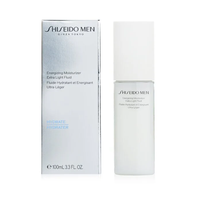 Shiseido Men Energizing Moisturizer Extra Light Fluid 100ml/3.3oz - Image 2