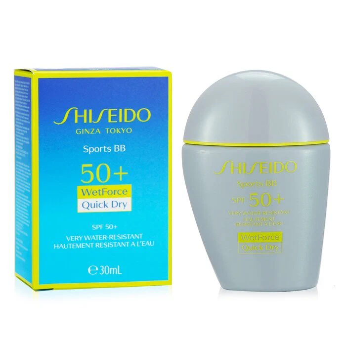 Shiseido Sports BB SPF 50+ Quick Dry & Very Water Resistant - Medium 30ml - Image 2