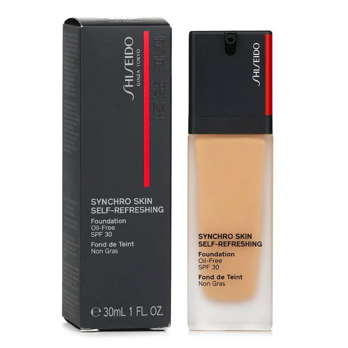 Shiseido Synchro Skin Self Refreshing Foundation SPF 30 - 350 Maple 30ml - Image 2
