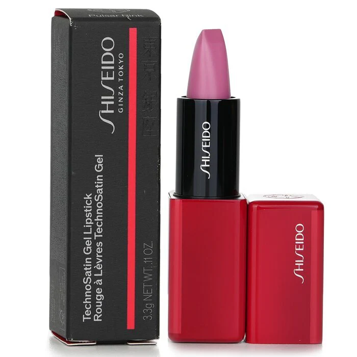 Shiseido Technosatin Gel Lipstick - 407 Pulsar Pink 3.3g - Image 2