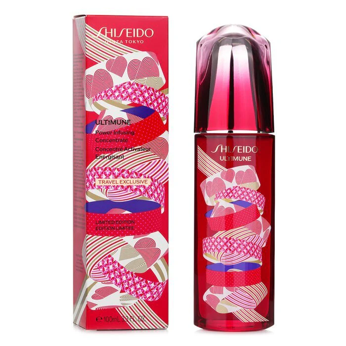 Shiseido Ultimune Power Infusing Concentrate (ImuGenerationRED Technology) - Holiday Limited Edition 100ml/3.3oz - Image 2