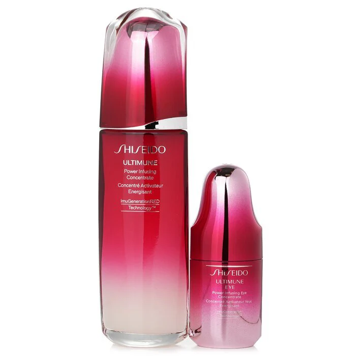 Shiseido Ultimune Power Infusing (ImuGenerationRED Technology) Set: Face Concentrate 100ml + Eye Concentrate 15ml 2pcs - Image 2