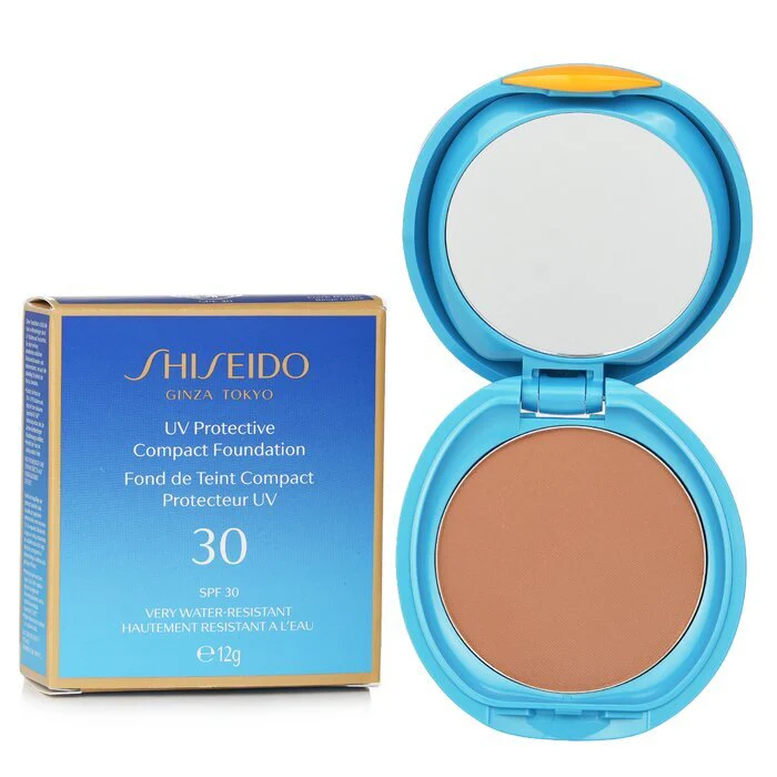 Shiseido UV Protective Compact Foundation SPF 30 (Case+Refill) - # Dark Beige 12g/0.42oz - Image 2