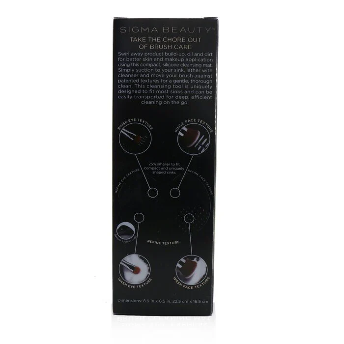 Sigma Beauty Spa Express Brush Cleaning Mat - Black - Image 3