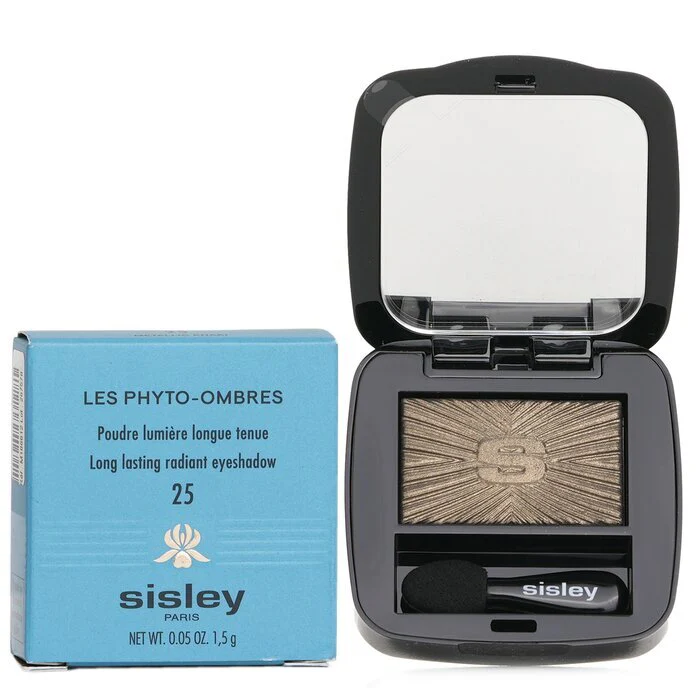 Sisley Les Phyto Ombres Long Lasting Radiant Eyeshadow - # 25 Metallic Khaki 1.5g/0.05oz - Image 2