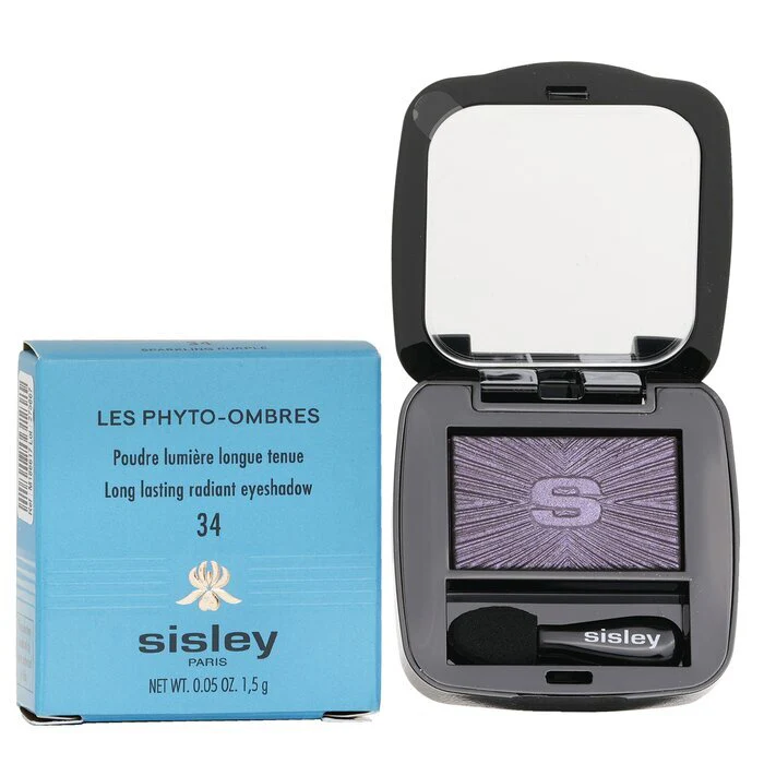 Sisley Les Phyto Ombres Long Lasting Radiant Eyeshadow - # 34 Sparkling Purple 1.5g/0.05oz - Image 2