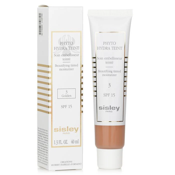 Sisley Phyto Hydra Teint Beautifying Tinted Moisturizer SPF 15 - # 3 Golden 40ml/1.3oz - Image 2