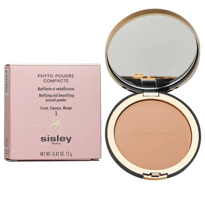 Sisley Phyto Poudre Compacte Matifying and Beautifying Pressed Powder - # 3 Sandy 12g/0.42oz - Image 2