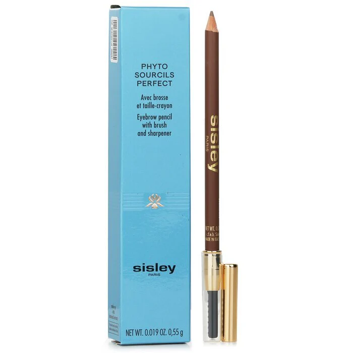 Sisley Phyto Sourcils Perfect Eyebrow Pencil (With Brush & Sharpener) - No. 02 Chatain 0.55g - Image 2