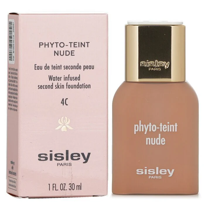 Sisley Phyto Teint Nude Water Infused Second Skin Foundation - 4C Honey 30ml - Image 2