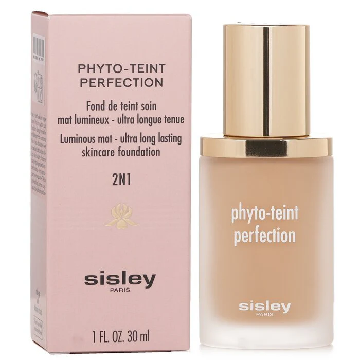 Sisley Phyto Teint Perfection Luminous Mat-Ultra Long Lasting Skincare Foundation - 2N1 Sand 30ml - Image 2