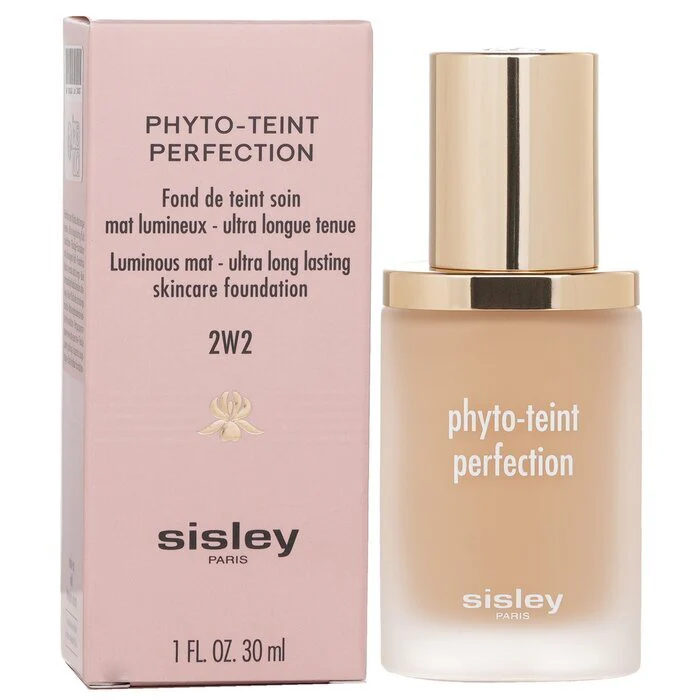 Sisley Phyto Teint Perfection Luminous Mat-Ultra Long Lasting Skincare Foundation - # 2W2 Desert 30ml/1oz - Image 2
