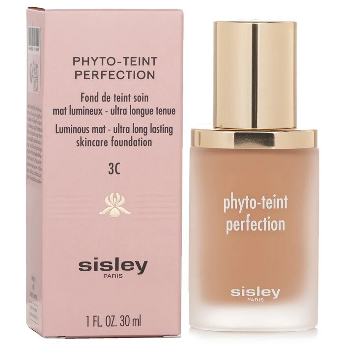 Sisley Phyto Teint Perfection Luminous Mat-Ultra Long Lasting Skincare Foundation - # 3C Natural 30ml/1oz - Image 2