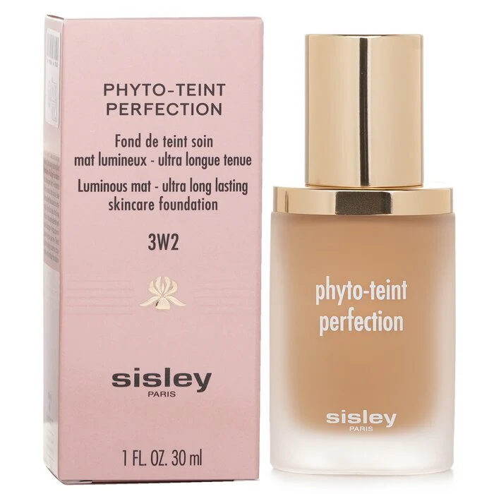 Sisley Phyto Teint Perfection Luminous Mat-Ultra Long Lasting Skincare Foundation - # 3W2 Hazel 30ml/1oz - Image 2