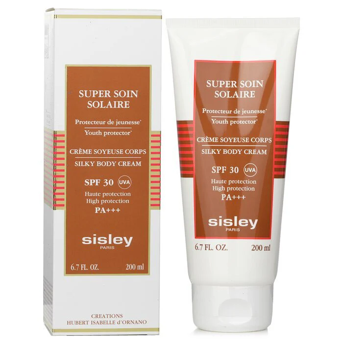 Sisley Super Soin Solaire Silky Body Cream SPF 30 UVA High Protection 168105 200ml/6.7oz - Image 2
