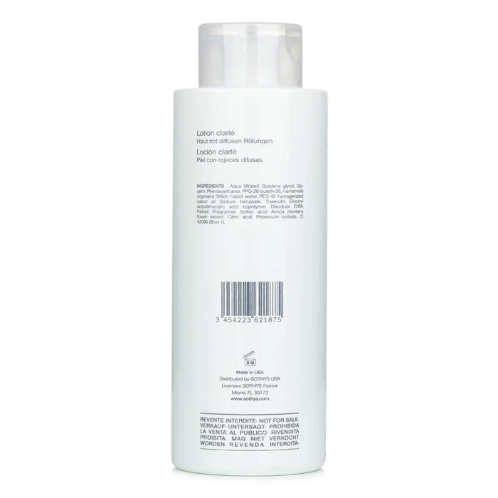 Sothys Clarity Lotion - For Skin With Fragile Capillaries, With Witch Hazel Extract (Salon Size) 500ml - Image 3