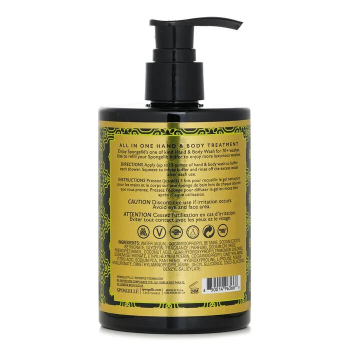 Spongelle Hand & Body Wash - Coconut Verbena 325ml/11oz - Image 3