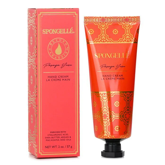 Spongelle Hand Cream - Papaya Yuzu 57g/2oz - Image 2