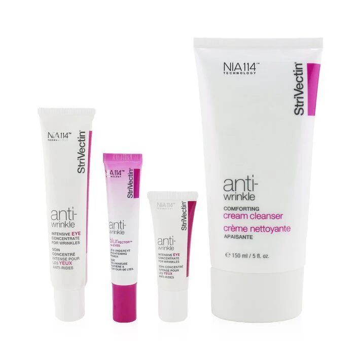 StriVectin Skin Transforming Collection (Full Size Trio): Cleanser 150ml + Eye Concentrate (30ml+7ml) + Eyes Primer 10ml 4pcs - Image 2