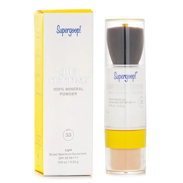 Supergoop (Re)setting Mineral Powder SPF 35 - Light 4.25g - Image 2