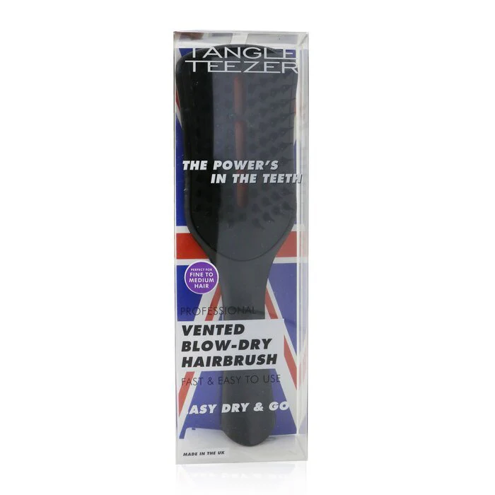Tangle Teezer Easy Dry & Go Vented Blow-Dry Hair Brush - # Jet Black 1pc - Image 2