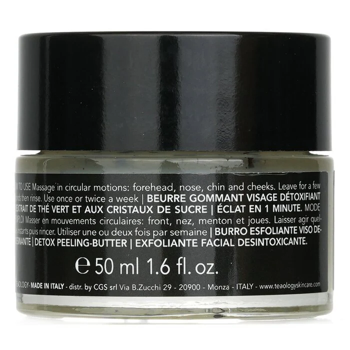 Teaology Green Tea Detox Face Scrub 50ml/1.6oz - Image 3