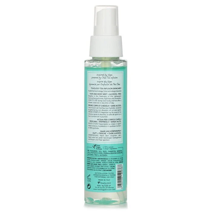 Teaology Yoga Care Breathe 2 In 1 Perfumes + Refreshes Body Mist 100ml/3.3oz - Image 3