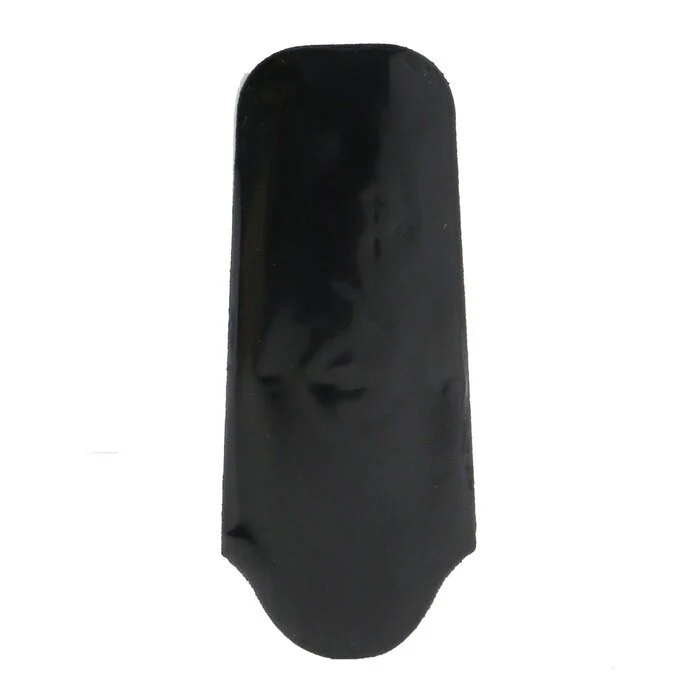 The Art Of Shaving Horn Mustache Comb - Black Suedine 1pc - Image 3