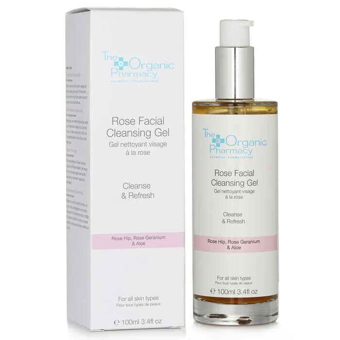 The Organic Pharmacy Rose Facial Cleansing Gel 100ml/3.4oz - Image 2