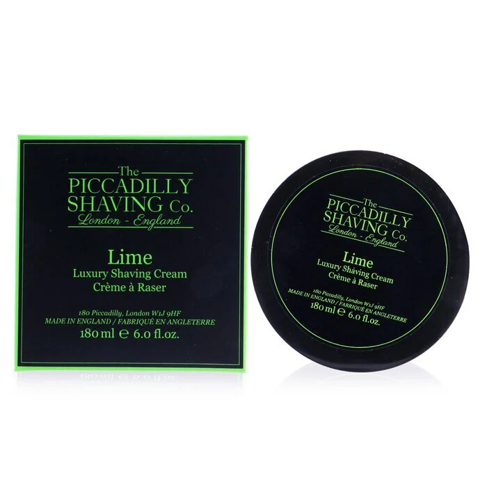 The Piccadilly Shaving Co. Lime Luxury Shaving Cream 180g/6oz - Image 2