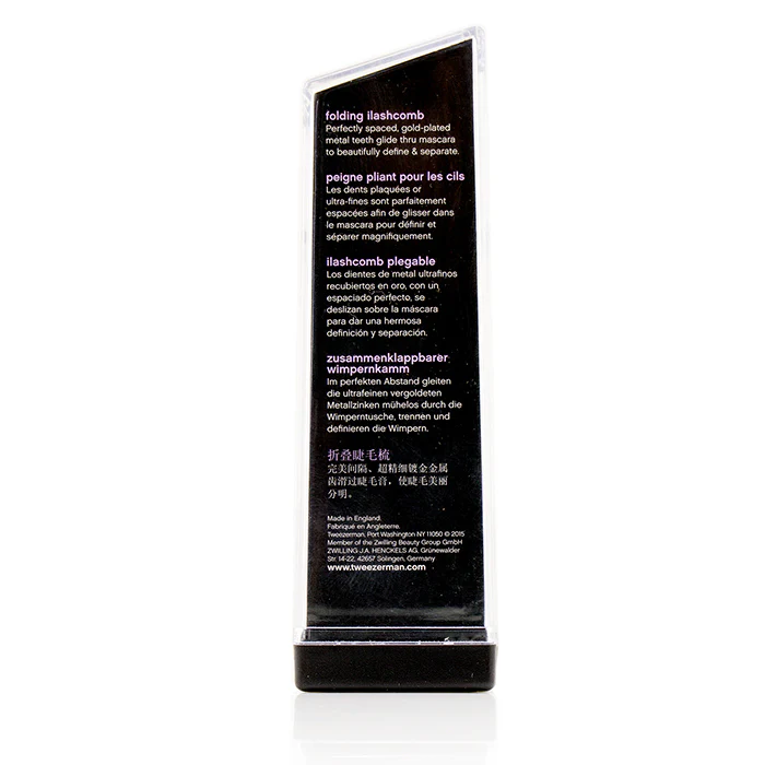 Tweezerman Folding Ilashcomb (Studio Collection) - Black - Image 2