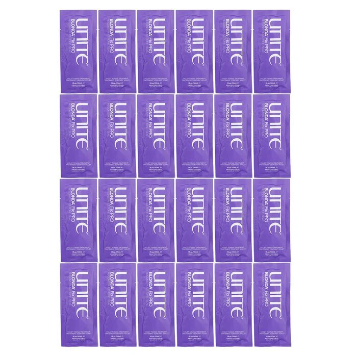 Unite BLONDA Fix PRO Violet Toning Treatment (Salon Product) 24x30ml/1oz - Image 2