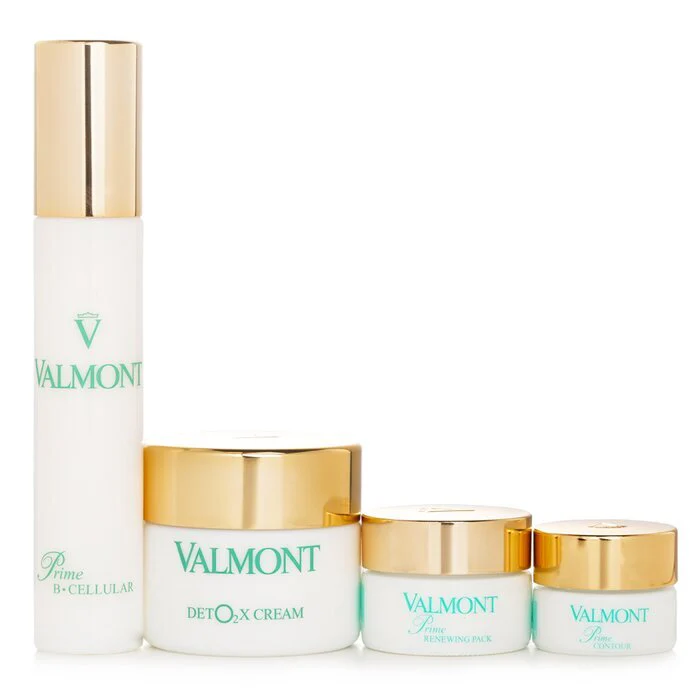 Valmont The Oxygen Symphony Set: Prime Renewing Pack 15ml + Prime B -Cellular 30ml + Prime Contour 5ml + Deto2x Cream 45ml 4pcs - Image 2