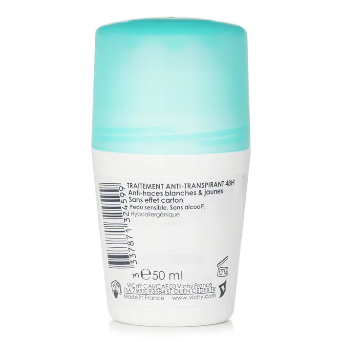 Vichy 48Hr Anti-Perspirant Roll-On - No White Marks & Yellow Stains (For Sensitive Skin) 50ml/1.69oz - Image 3
