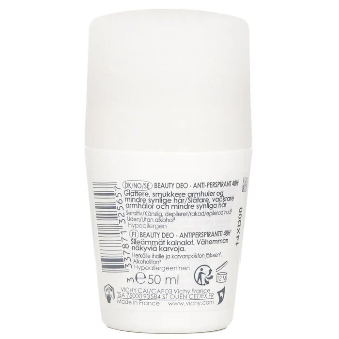 Vichy Beauty Deo Anti-Perspirant 48hr Roll-On (For Sensitive Skin) 50ml/1.69oz - Image 3