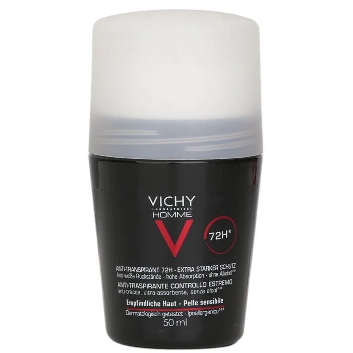 Vichy Homme 72H* Extreme-Control Anti Perspirant Roll-On (For Sensitive Skin) 50ml/1.69oz