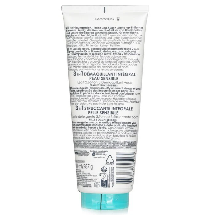 Vichy Purete Thermale 3 In 1 One Step Cleanser (For Sensitive Skin) 300ml - Image 3