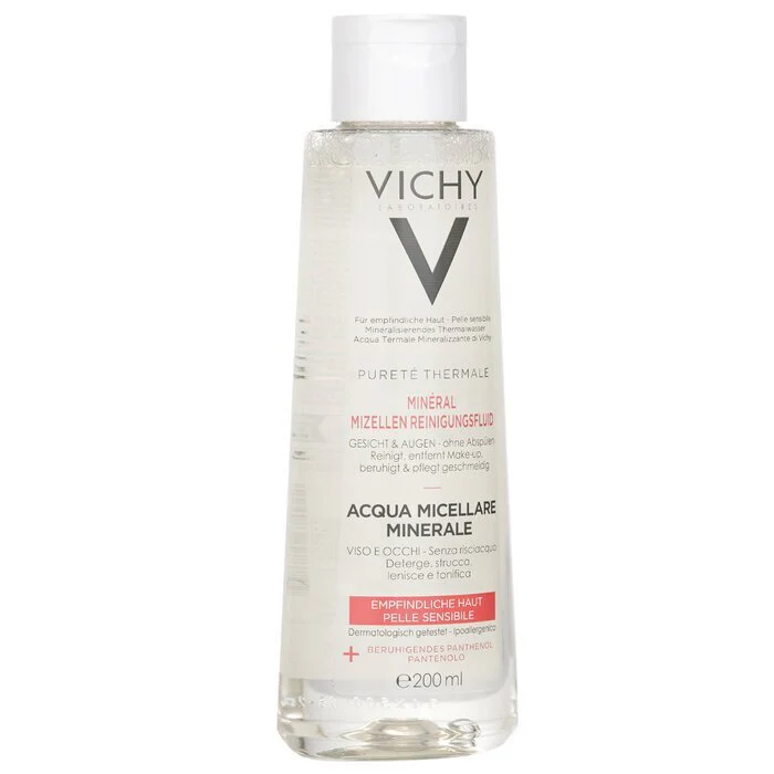 Vichy Purete Thermale Mineral Micellar Water - For Sensitive Skin 200ml - Image 2