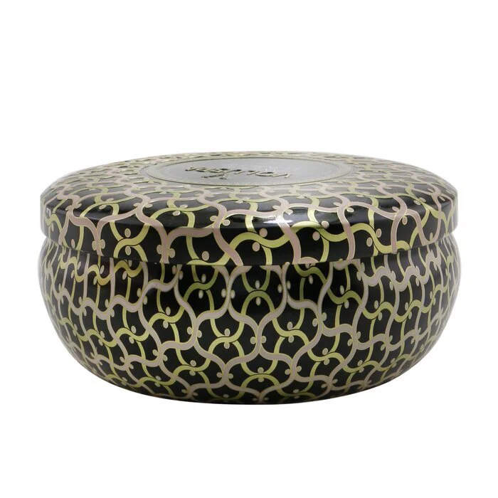 Voluspa 3 Wick Decorative Tin Candle - Ambre Lumiere 340g/12oz - Image 3