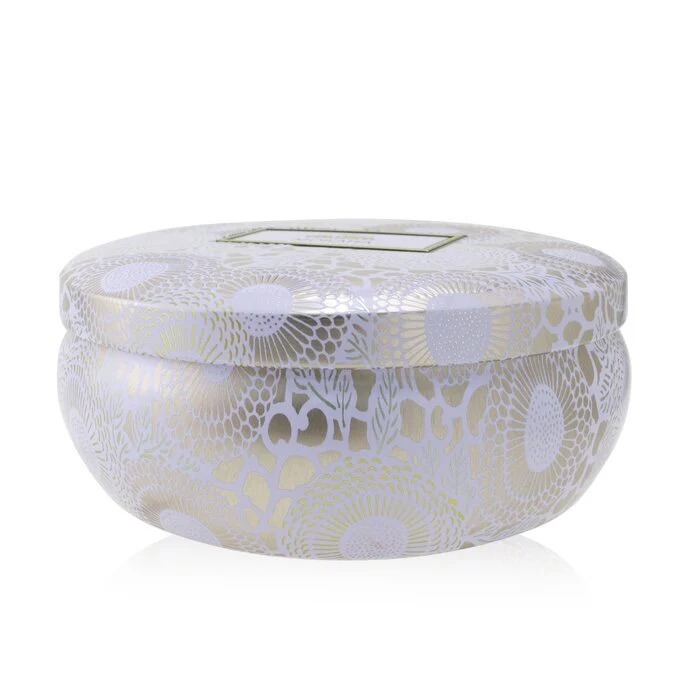 Voluspa 3 Wick Decorative Tin Candle - Mokara 340g/12oz - Image 2