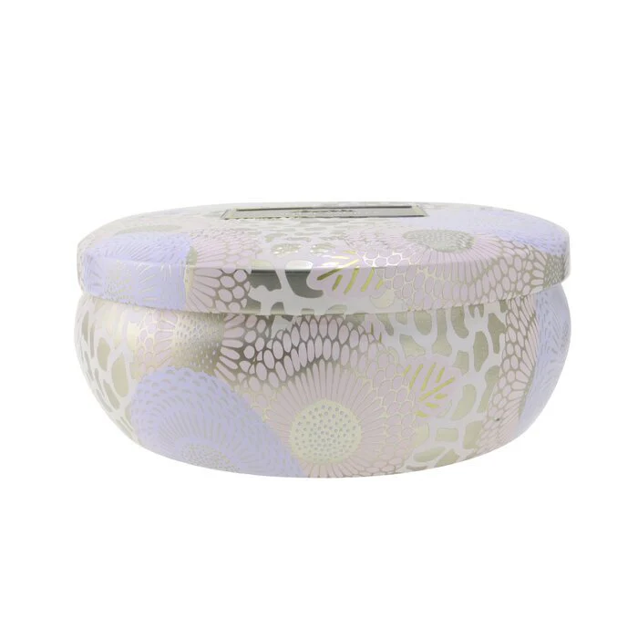 Voluspa 3 Wick Decorative Tin Candle - Santal Vanille 340g/12oz - Image 2