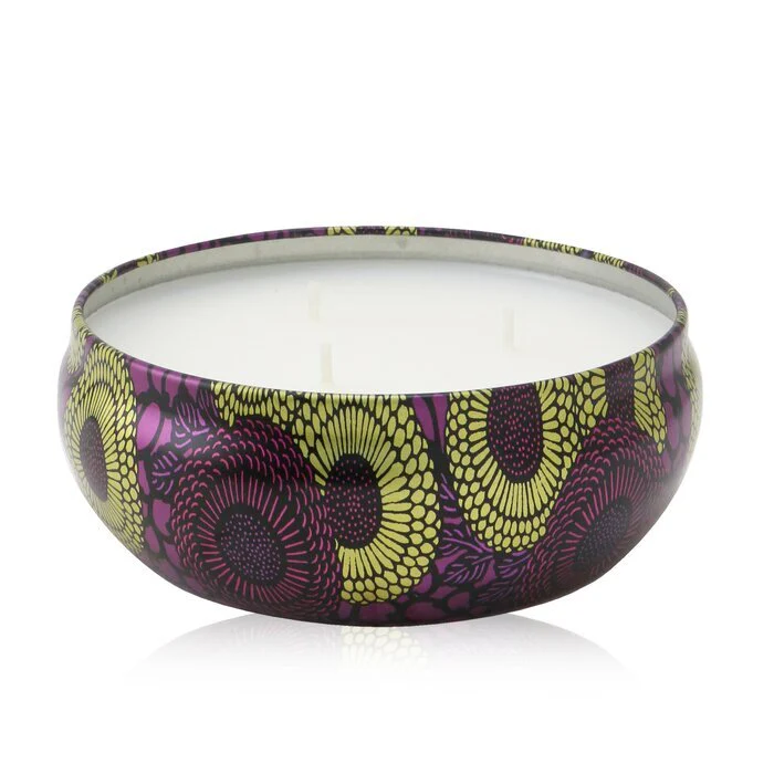 Voluspa 3 Wick Decorative Tin Candle - Santiago Huckleberry 340g/12oz - Image 2