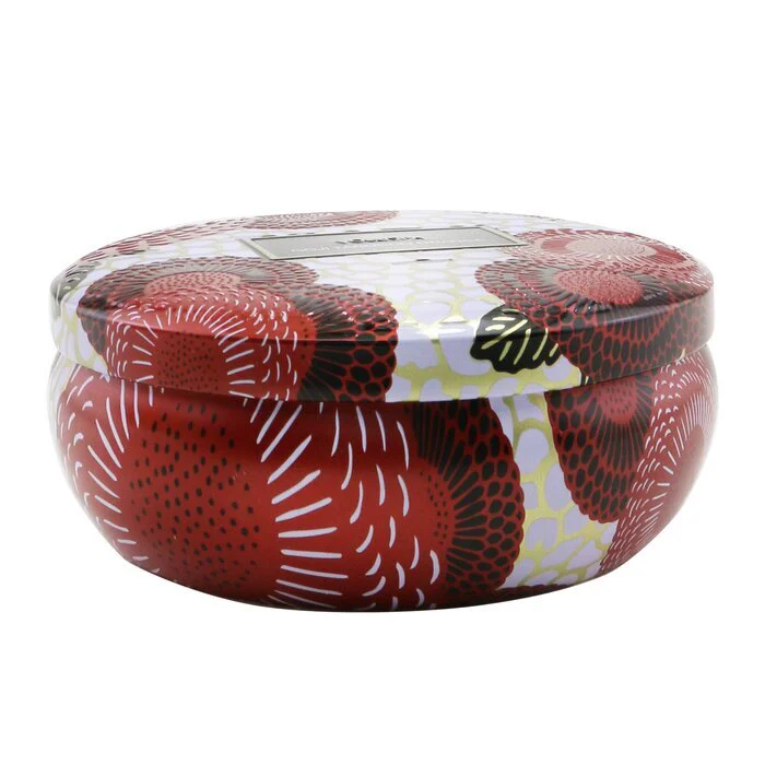 Voluspa 3 Wick Decorative Tin Candle - Spiced Goji Tarocco Orange 340g/12oz - Image 2