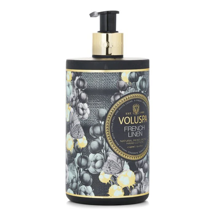 Voluspa French Linen Natural Moisturizing Hand Lotion 450ml/15.2oz - Image 2