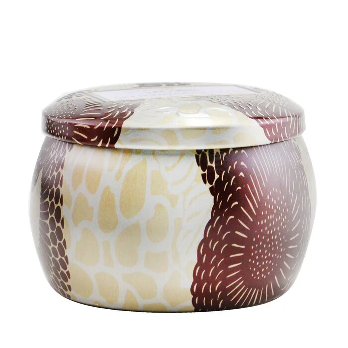 Voluspa Mini Tin Candle - Gilt Pomander & Hinoki 113g/4oz - Image 2