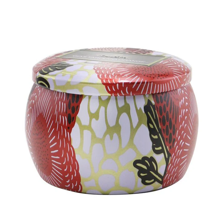 Voluspa Mini Tin Candle - Spiced Goji Tarocco Orange 113g/4oz - Image 2