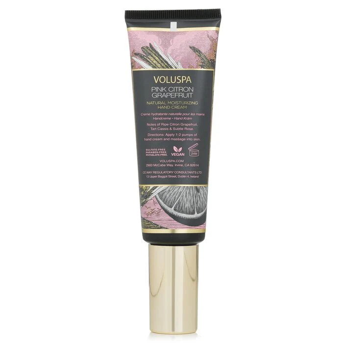 Voluspa Pink Citron Grapefruit Hand Cream 50ml/1.7oz - Image 3