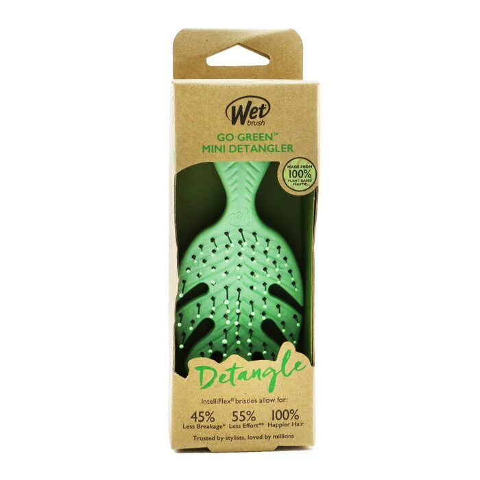 Wet Brush Go Green Mini Detangler - Green 1pc - Image 3