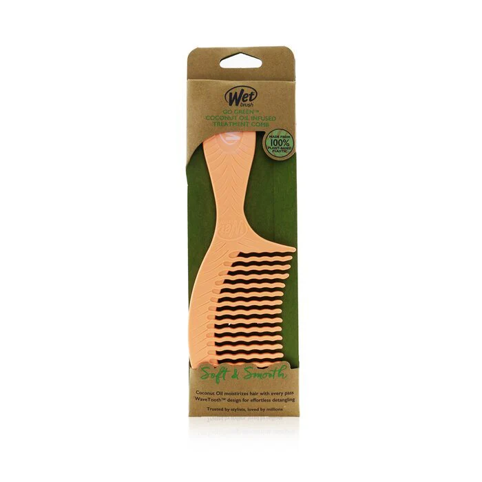 Wet Brush Go Green Treatment Comb - # Coconut Oil 1pc - Image 2