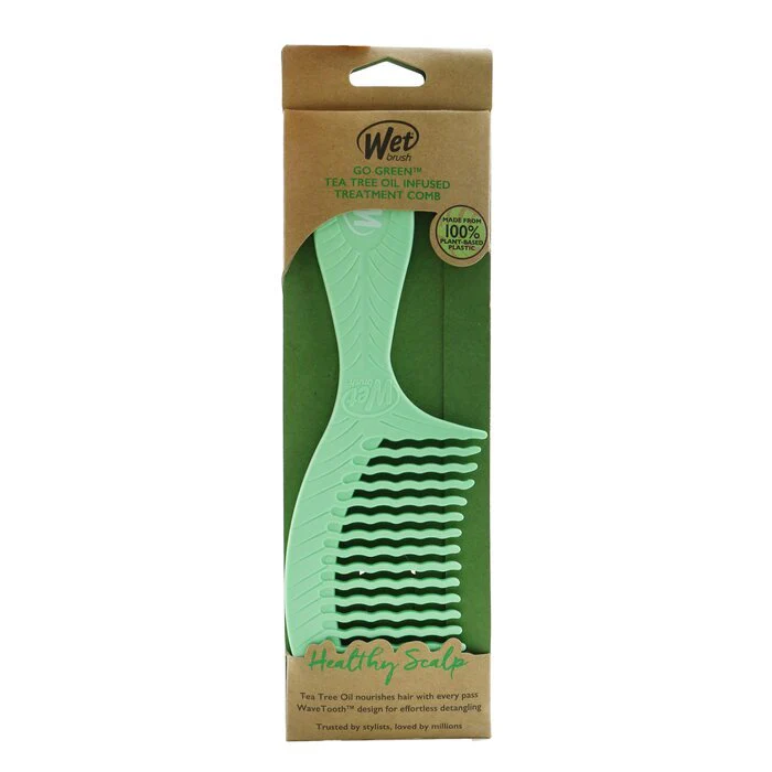 Wet Brush Go Green Treatment Comb - # Tea Tree Oil 1pc - Image 2